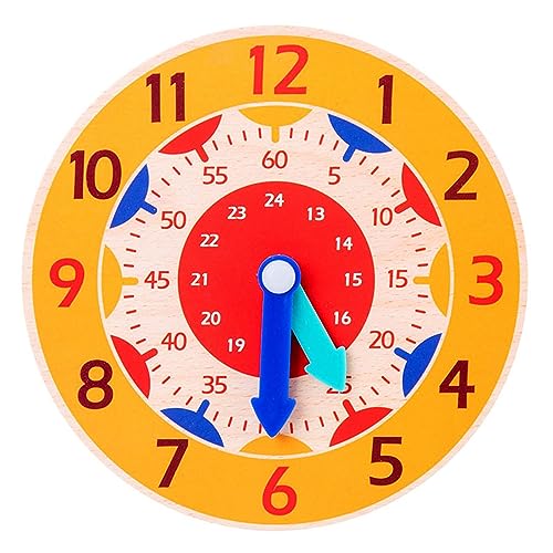 EHZBRCN Holzunterrichtsuhr Spielzeug Pädagogische Uhr Lernen Requisiten 12 Hirnentwicklung Spielzeug Für Zeitkognitiv EHZBRCN Holzunterrichtsuhr Spielzeug Pädagogische Uhr Lernen Requisiten 12 Hirnentwicklung Spielzeug Für Zeitkognitiv von EHZBRCN