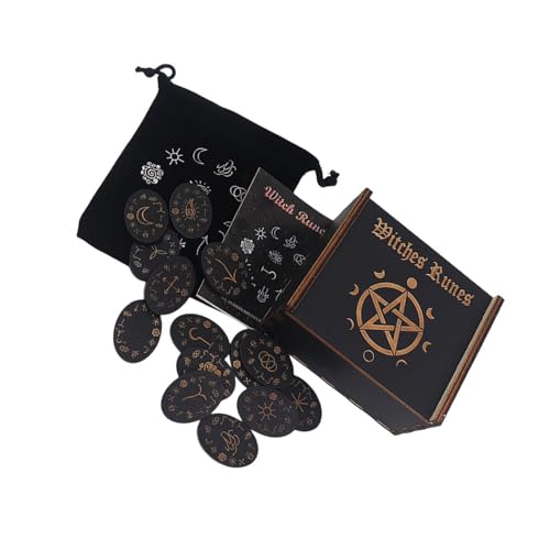 EHZBRCN Komplette Norses Runes Symbol Collection Für Mystikstudie Tragbare Wahrsagerei Enthält Bildungsbroschüre EHZBRCN Komplette Norses Runes Symbol Collection Für Mystikstudie Tragbare Wahrsagerei Enthält Bildungsbroschüre von EHZBRCN