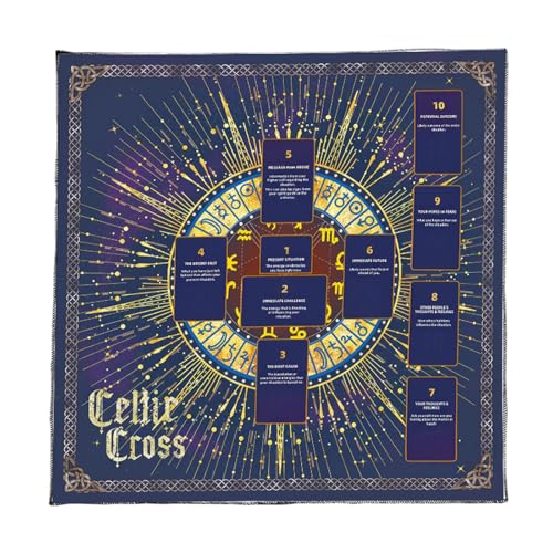 EHZBRCN Stoffkartentisch Karten Tuch Wandtee Leseberichtung Tarotkarte Tischdecke Altäre Stoff Einfach Zu Bedienen EHZBRCN Stoffkartentisch Karten Tuch Wandtee Leseberichtung Tarotkarte Tischdecke Altäre Stoff Einfach Zu Bedienen von EHZBRCN