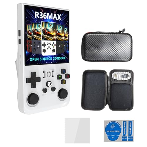 Open Source R36max 4inch Bildschirm Handheld Videospiel Konsole Linux Pocket Game Player Kinder Geschenk Video Player von EHZBRCN