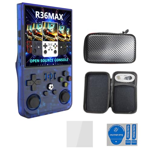 Open Source R36max 4inch Bildschirm Handheld Videospiel Konsole Linux Pocket Game Player Kinder Geschenk Video Player von EHZBRCN