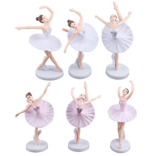 Set Von 6 Cupcake Toppers Ballet Dancer Girls Dessert Cupcake Toppers Party Für Mädchen Geburtstag von EHZBRCN