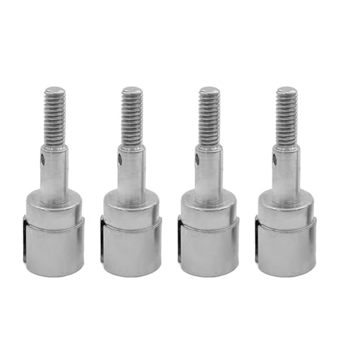 4-teilige Radachsenteile aus Stahl, kompatibel mit 1/10 RC-Modellen EPX Pro 94103 94107 94111(Silver 4PCS) von EHxCUF