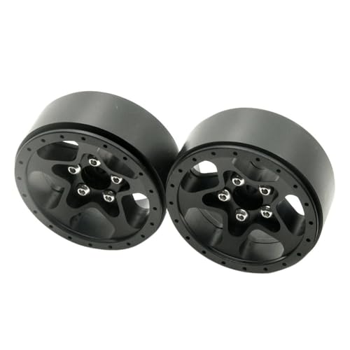 EHxCUF 1,9 Zoll Aluminium Beadlock Rad Felgen Naben Kompatibel mit CC01 1/10 RC Crawler Auto Modell Teile Kompatibel von EHxCUF