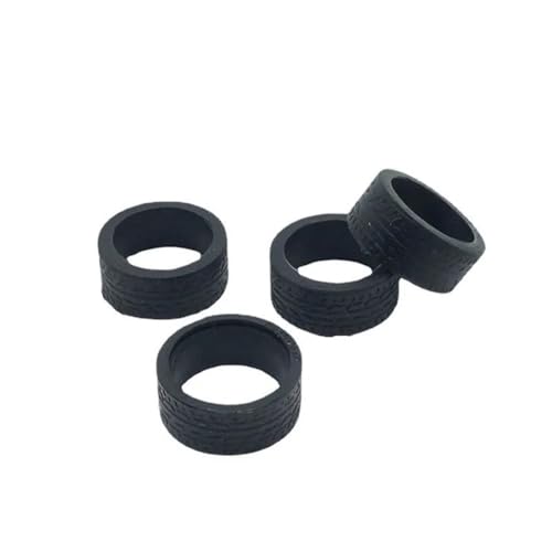 EHxCUF 24 mm farbige Rennreifen Kompatibel mit RC-Autos im Maßstab 1:28, kompatibel mit den Modellen K969 K979 K989 K999 P929 P939(Black) von EHxCUF