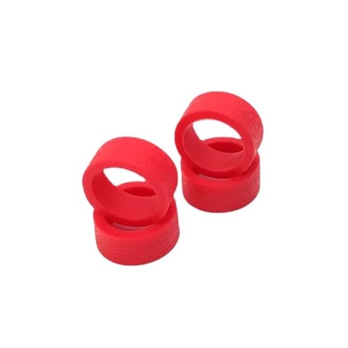 EHxCUF 24 mm farbige Rennreifen Kompatibel mit RC-Autos im Maßstab 1:28, kompatibel mit den Modellen K969 K979 K989 K999 P929 P939(RED) von EHxCUF
