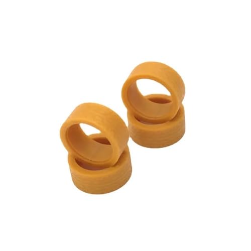 EHxCUF 24 mm farbige Rennreifen Kompatibel mit RC-Autos im Maßstab 1:28, kompatibel mit den Modellen K969 K979 K989 K999 P929 P939(Yellow) von EHxCUF