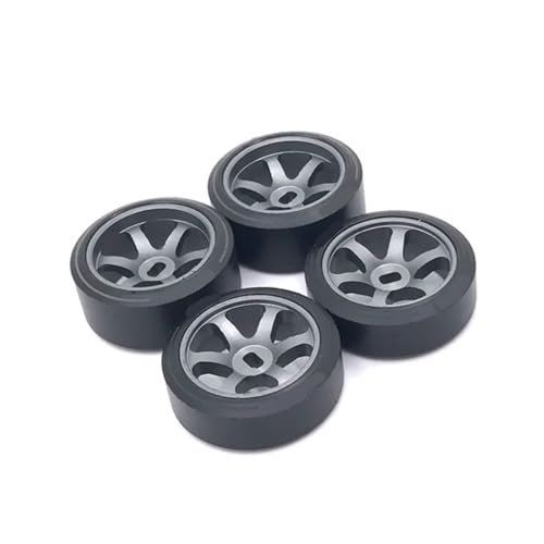 EHxCUF 25-mm-Drifträder Kompatibel mit RC-Autos im Maßstab 1:28, kompatibel mit K969 K979 K989 K999 P929 P939 284131 IW04M IW02 RM02 RM03 DGAWD-Q-Teile(Dark Grey) von EHxCUF
