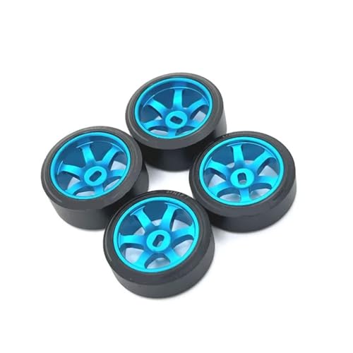 EHxCUF 25-mm-Drifträder Kompatibel mit RC-Autos im Maßstab 1:28, kompatibel mit K969 K979 K989 K999 P929 P939 284131 IW04M IW02 RM02 RM03 DGAWD-Q-Teile(Sky Blue) von EHxCUF