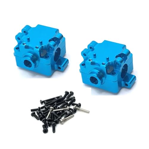 EHxCUF 2PCS Metallgetriebe-Upgrade Kompatibel mit RC-Autos im Maßstab 1:28, kompatibel mit verschiedenen Modellen K969 K979 K989 K999 P929 P939(Blue) von EHxCUF