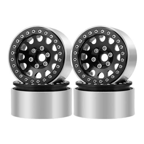 EHxCUF 30 mm 1,9 Zoll Aluminium Beadlock Felgen Naben kompatibel mit 1/10 RC Crawler Car Modellen TRX-4 4 Stück EHxCUF 30 mm 1,9 Zoll Aluminium Beadlock Felgen Naben kompatibel mit 1/10 RC Crawler Car Modellen TRX-4 4 Stück von EHxCUF
