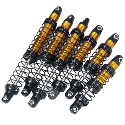 EHxCUF 4er-Pack Metall-Öl-Stoßdämpfer-Dämpfer, kompatibel mit 1/10 RC Crawler Cars 70 80 90 100 110 120 mm(100MM 4PCS) von EHxCUF