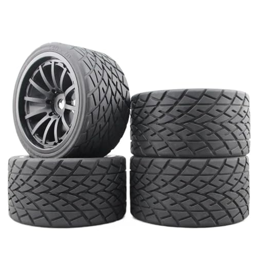 EHxCUF 4er-Pack On-Road-Reifen- und Radsatz im Maßstab 1:8, 12-Speichen-Design, kompatibel mit 17-mm-Metallnabe 26412 EHxCUF 4er-Pack On-Road-Reifen- und Radsatz im Maßstab 1:8, 12-Speichen-Design, kompatibel mit 17-mm-Metallnabe 26412 von EHxCUF