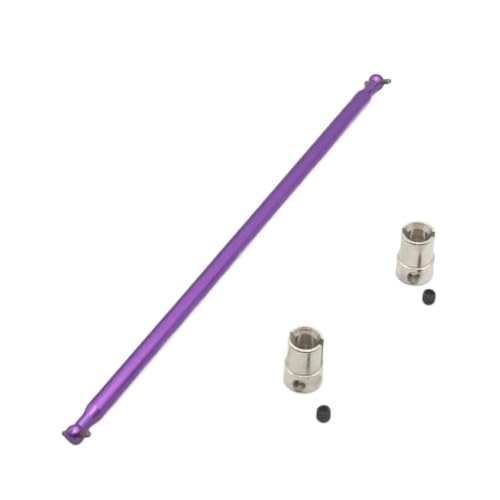 EHxCUF Aluminium 03003 Antriebswelle und Tasse B 02016 Kompatibel mit 1/10 RC-Auto, kompatibel mit den Modellen 94103 und 94123(Purple and Sliver) von EHxCUF