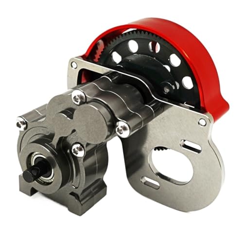 EHxCUF Aluminium-Mittelgetriebe-Getriebekasten mit Motorgetriebe Kompatibel mit 1/10 RC Crawler, kompatibel mit 90046 90047 EHxCUF Aluminium-Mittelgetriebe-Getriebekasten mit Motorgetriebe Kompatibel mit 1/10 RC Crawler, kompatibel mit 90046 90047 von EHxCUF