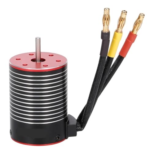 EHxCUF Bürstenloser Motor 3650 3600KV 4500KV 5200KV Kompatibel mit 1/8 1/10 RC Auto Drift Racing Off-Road Short Course kompatibel(3600KV) von EHxCUF