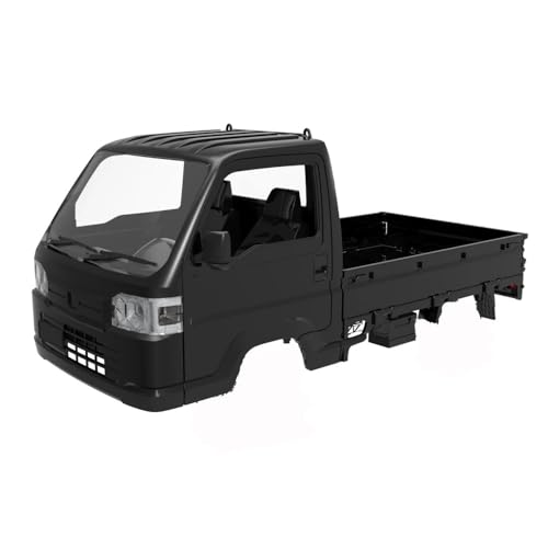 EHxCUF D12 WL01 LD1297 RC-Karosserie, kompatibel mit verschiedenen 1/12 und 1/16 RC-Autos, Upgrade-Teilen und Zubehör(Black) von EHxCUF