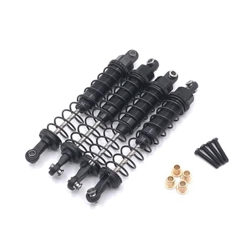 EHxCUF Externes Feder-Hydraulikstoß-Upgrade, kompatibel mit MN-999 1/10 RC-Autoteile, Metall-Upgrade(Black) von EHxCUF