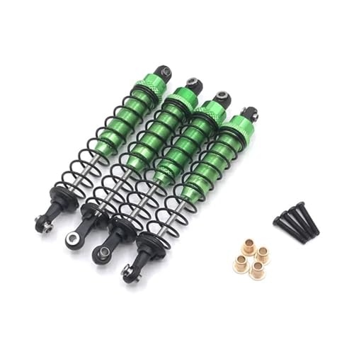 EHxCUF Externes Feder-Hydraulikstoß-Upgrade, kompatibel mit MN-999 1/10 RC-Autoteile, Metall-Upgrade(Green) von EHxCUF