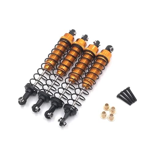 EHxCUF Externes Feder-Hydraulikstoß-Upgrade, kompatibel mit MN-999 1/10 RC-Autoteile, Metall-Upgrade(Yellow) von EHxCUF