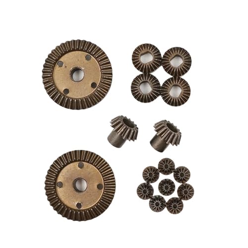 EHxCUF Kompatibel mit 1/18 A949 A959 A969 A979 K929 A959-B A969-B A979-B K929-B RC Auto Upgrade Metall Differentialgetriebe A949-23 A959-B-27(16PCS) von EHxCUF