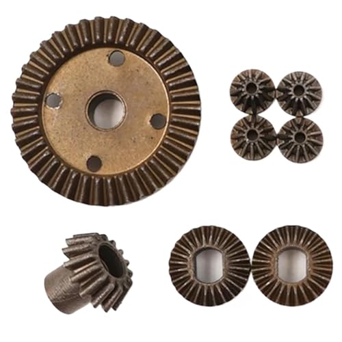 EHxCUF Kompatibel mit 1/18 A949 A959 A969 A979 K929 A959-B A969-B A979-B K929-B RC Auto Upgrade Metall Differentialgetriebe A949-23 A959-B-27(8PCS) von EHxCUF