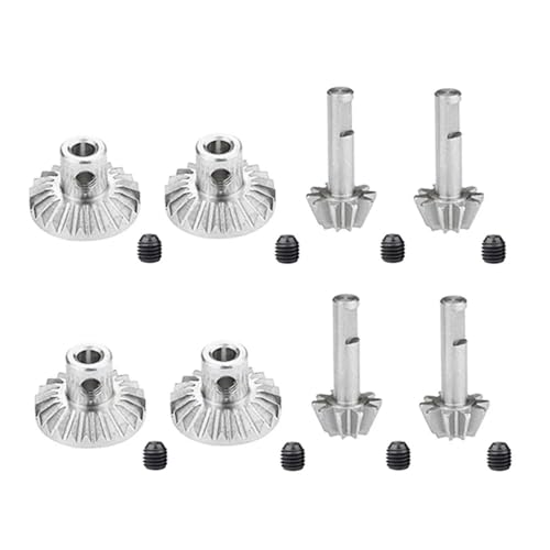 EHxCUF Kompatibel mit D12 B24 B36 C14 C24 MN D98 D99 MN99S Metall Hinterachsgetriebe Antriebswelle Getriebesatz Upgrade-Zubehör Kompatibel mit 1/2/4 Paare(S-4) von EHxCUF