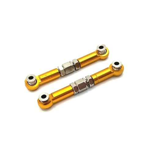 EHxCUF Kompatible Lenkstange Kompatibel mit H6 16207 16208 16209 16210 RC Autoteile Metall Upgrade und Modifikation(Yellow) von EHxCUF