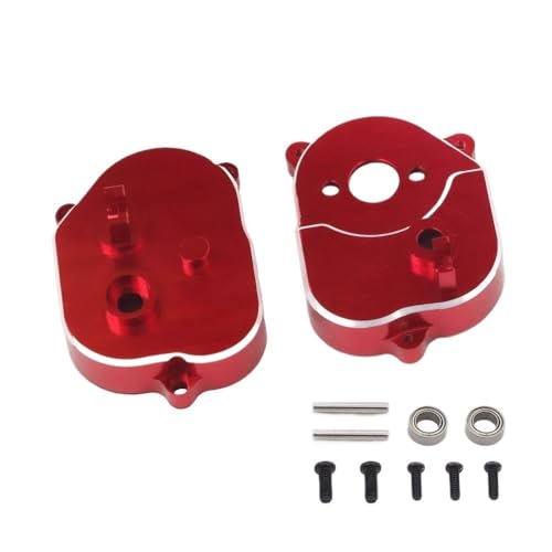 EHxCUF Kompatible Upgrade-Teile Kompatibel mit Metallgetriebegehäuse Kompatibel mit Motorantriebswelle MN82 MN78 1/12 RC-Fahrzeug(RED HOUSING) von EHxCUF