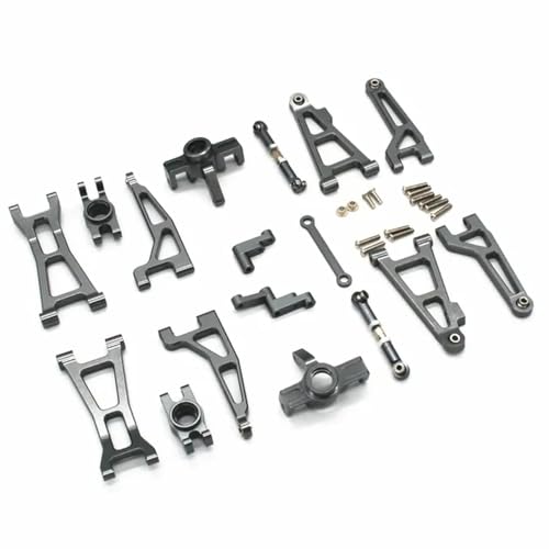 EHxCUF Kompatible Upgrade-Teile Kompatibel mit RC Drift Cars Hyper Go Modell 16207 16208 16209 16210 H16H Metallzubehör(Titanium) von EHxCUF