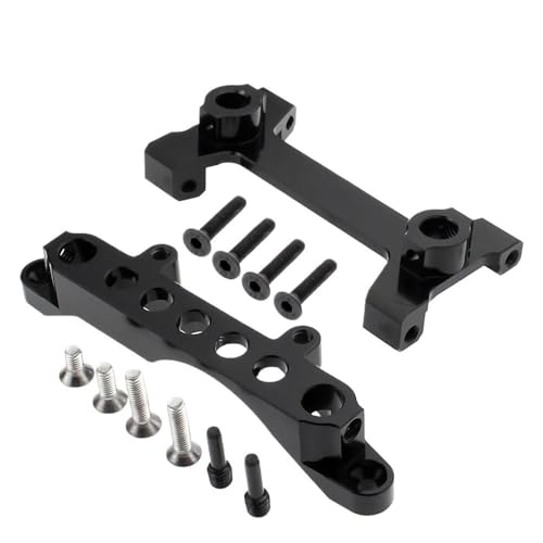 EHxCUF Kompatible vordere und hintere Aluminiumhalterung Kompatibel mit 1/10 RC Car III AXI03007 Karosseriemontage von EHxCUF