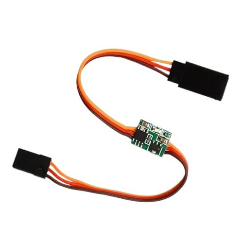 EHxCUF Kompatibler Universal-RC-Servo-Inverter Kompatibel mit Flugzeug-V-Heck unterstützt 4–6 V und 3,6 V–24 V Umkehrung(3.6-24V) von EHxCUF