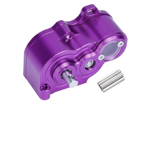 EHxCUF Kompatibles Metallgetriebe Kompatibel mit 1/10 RC-Car-Achse, DIY-Chassis, Crawler R2, niedriger Schwerpunkt(HIGH Speed-Purple) von EHxCUF