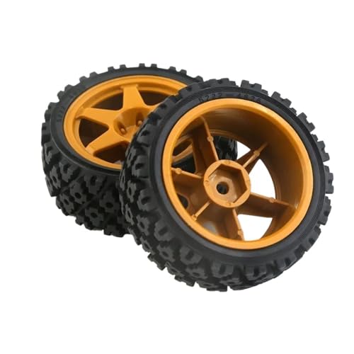 EHxCUF Kompatibles RC-Autoreifen-Zubehör Kompatibel mit simulierte Sportmodelle RS4 FW06 TT01 TT02 XV-01 1/10(2PCS) von EHxCUF