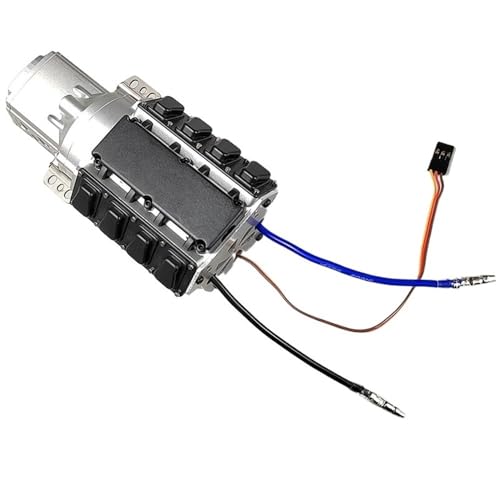 EHxCUF Kompatibles elektrisches Zweigang-Bürstengetriebe Kompatibel mit 1/14 RC-Anhänger mit 770er-LESU-DIY-Teilen EHxCUF Kompatibles elektrisches Zweigang-Bürstengetriebe Kompatibel mit 1/14 RC-Anhänger mit 770er-LESU-DIY-Teilen von EHxCUF
