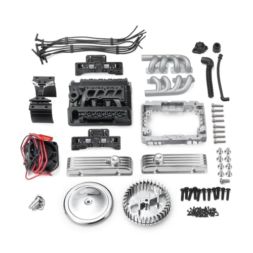 EHxCUF Maßstab 1:10 RC Crawler Auto kompatibel V8 F82 Lüfter Motor Kühler EHxCUF Maßstab 1:10 RC Crawler Auto kompatibel V8 F82 Lüfter Motor Kühler von EHxCUF