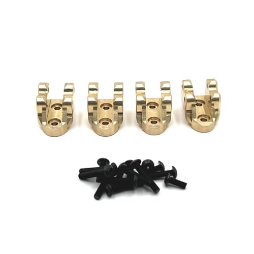 EHxCUF Messing-Gegengewicht vorne und hinten, Upgrade kompatibel mit H8H und YiKong 1/10 RC-Automodellen YK4102 4103 4104 4106 4082 Teilen(TIE Rod Fixation) von EHxCUF