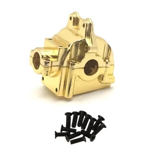 EHxCUF Metall Getriebe Shell Differential Gehäuse Getriebe Kompatible Upgrade Teile Kompatibel mit Modelle 144001 144002 144010 124016 124019(Gold) von EHxCUF