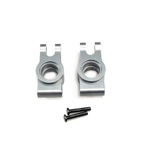EHxCUF Metall-Hinterradnaben-Upgrade, kompatibel mit 1/14 RC-Teilen, hinterer Cup-hinterer Block 14301, 14302, 14260(Gray) von EHxCUF