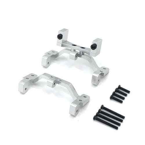 EHxCUF Metall Servo Halterung Spurstange Halter Upgrade Achse kompatibel mit 1/12 RC Autos MN D91 D96 MN98 99S Teile(Silver) von EHxCUF
