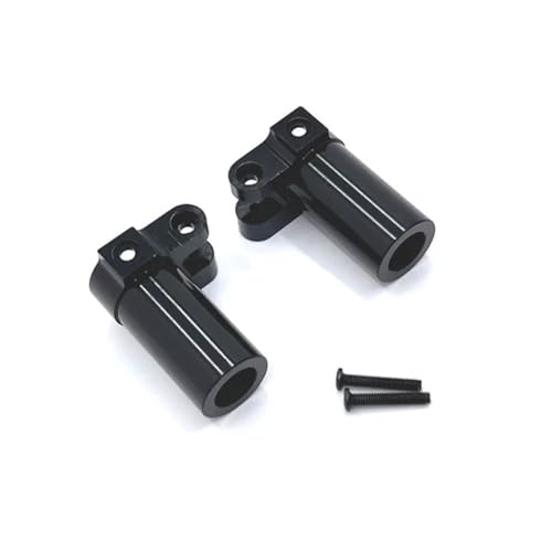EHxCUF Metall-Upgrade-Hinterachsschale, kompatibel mit 1/12 MN128 MN86 G500 RC-Fahrzeugteilen(Black) von EHxCUF