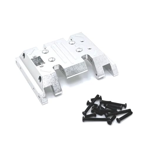 EHxCUF Metall-Upgrade mittlere Bodenplatte kompatibel mit MN Modell 1/12 MN128 MN86 G500 RC Autoteilen(Silver) von EHxCUF