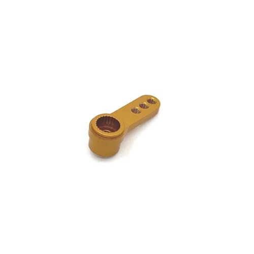 EHxCUF Metallarm-Upgrade, kompatibel mit 25T-Servo Kompatibel mit RC-Autos im Maßstab 1:16, Modell 16207, 16208, 16209, 16210, H16-Teile(Yellow) von EHxCUF