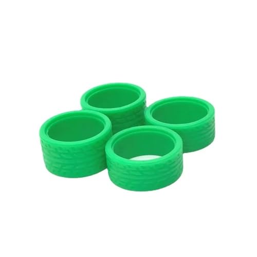 EHxCUF Modifizierte Farb-Rennreifenhaut Kompatibel mit 22-mm- und 22,5-mm-Rad, kompatibel mit 1/28 RC-Autos-Ersatzteilen(Green) von EHxCUF