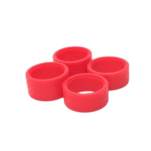 EHxCUF Modifizierte Farb-Rennreifenhaut Kompatibel mit 22-mm- und 22,5-mm-Rad, kompatibel mit 1/28 RC-Autos-Ersatzteilen(RED) von EHxCUF