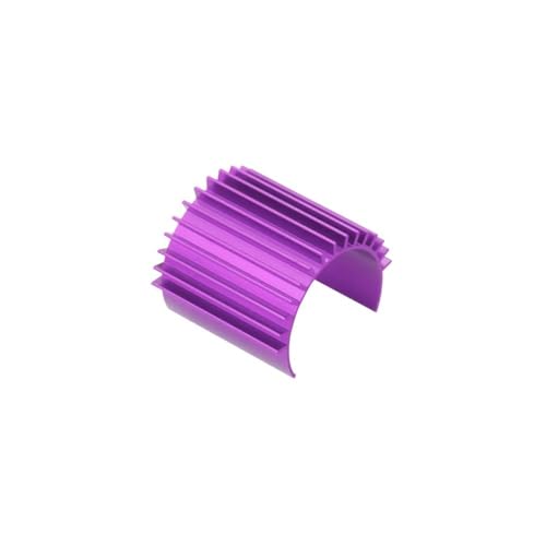 EHxCUF Motorkühlkörper Kompatibel mit 370 380 bürstenlose und gebürstete Elektromotoren, kompatibles Upgrade-Zubehör Kompatibel mit 1/12 1/16 1/18 RC-Autos, Ersatzteile(Purple) von EHxCUF