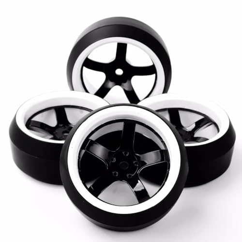 EHxCUF RC-Drift-Reifen im Maßstab 1:10, kompatibel mit On-Road-Rennwagen im Maßstab 1:10, 12-mm-Sechskant mit 3-Grad-Design EHxCUF RC-Drift-Reifen im Maßstab 1:10, kompatibel mit On-Road-Rennwagen im Maßstab 1:10, 12-mm-Sechskant mit 3-Grad-Design von EHxCUF