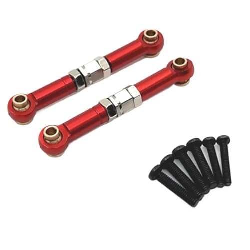 EHxCUF Rotes Aluminium-Lenkgestänge vorne, kompatibel mit RC-Car-Upgrade-Teilen im Maßstab 1:14, Modell 14209 14210 EHxCUF Rotes Aluminium-Lenkgestänge vorne, kompatibel mit RC-Car-Upgrade-Teilen im Maßstab 1:14, Modell 14209 14210 von EHxCUF