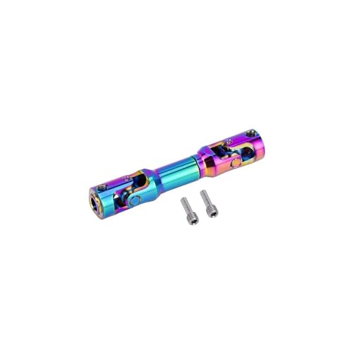 EHxCUF Universalgelenk-Antriebswelle kompatibel mit Buntem Metall Kompatibel mit 1/10 RC Crawler-Modelle CC01 VS04-10 Längen 60 75 86 96 112 121 mm(60-77MM) von EHxCUF