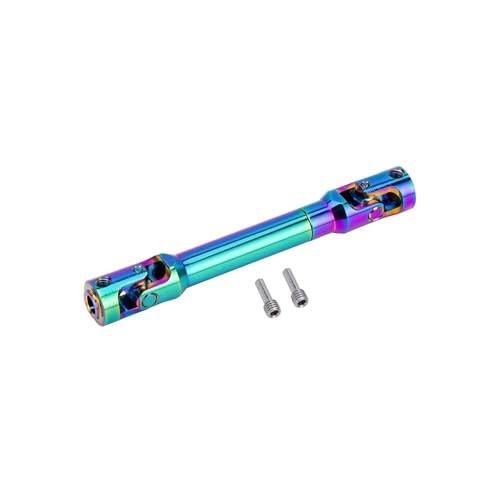 EHxCUF Universalgelenk-Antriebswelle kompatibel mit Buntem Metall Kompatibel mit 1/10 RC Crawler-Modelle CC01 VS04-10 Längen 60 75 86 96 112 121 mm(86-115MM) von EHxCUF